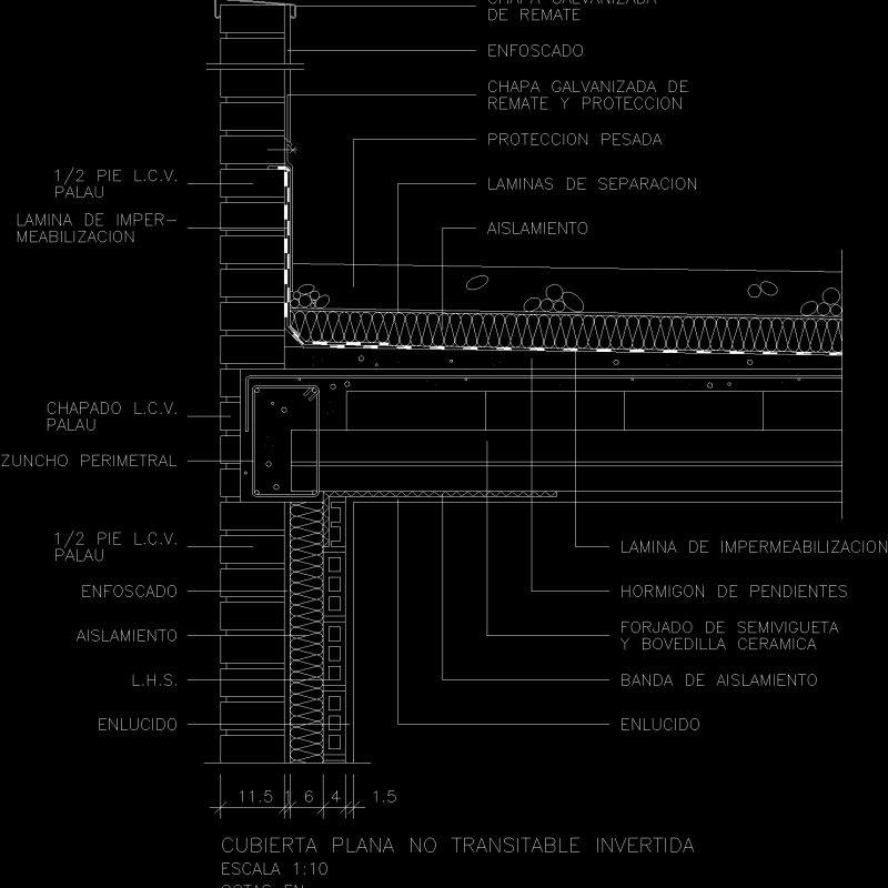 Terrace Detail DWG Detail for AutoCAD • Designs CAD