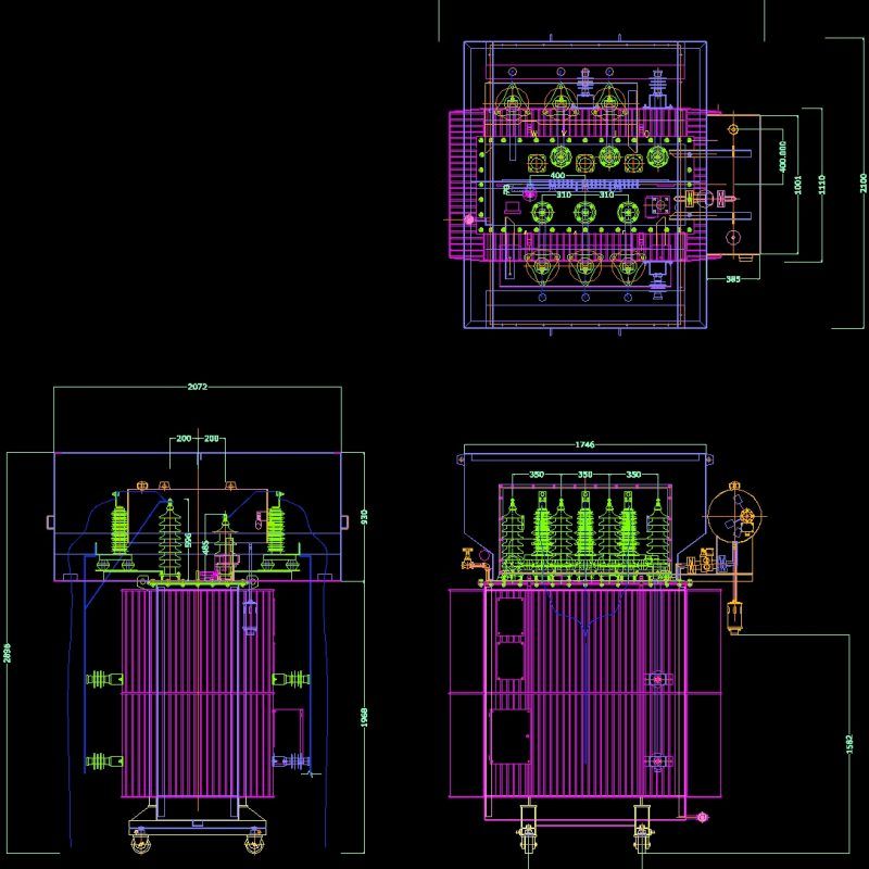 Transformer DWG Block for AutoCAD • Designs CAD