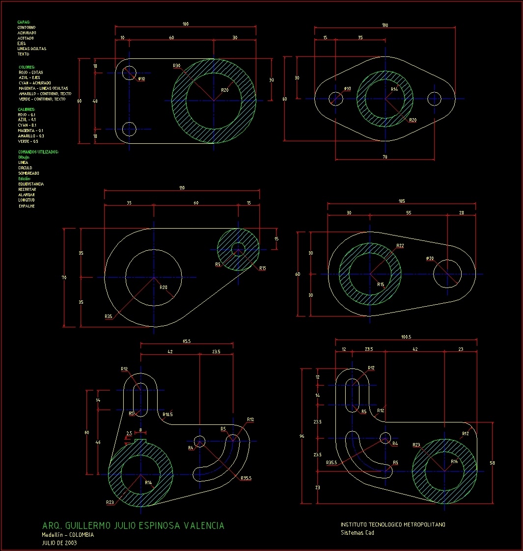 Use Of Basic Commands DWG Block for AutoCAD • Designs CAD