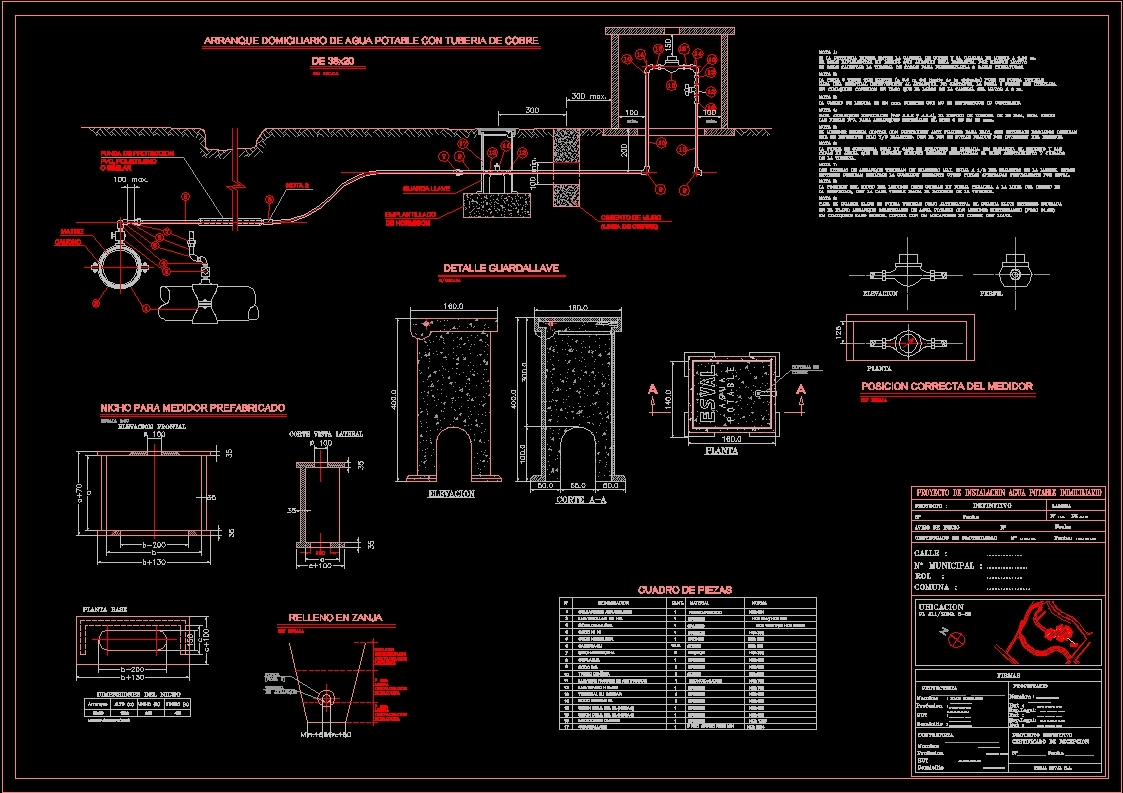 Water Meter Dwg Full Project For Autocad • Designs Cad