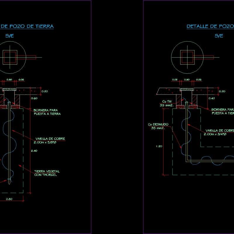 Well Grounded DWG Detail for AutoCAD • Designs CAD