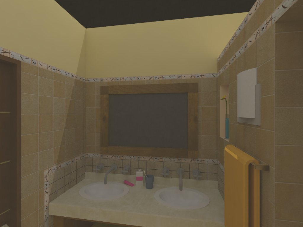 Bathroom Divided By Zones 3D DWG Model for AutoCAD • Designs CAD - 3 1