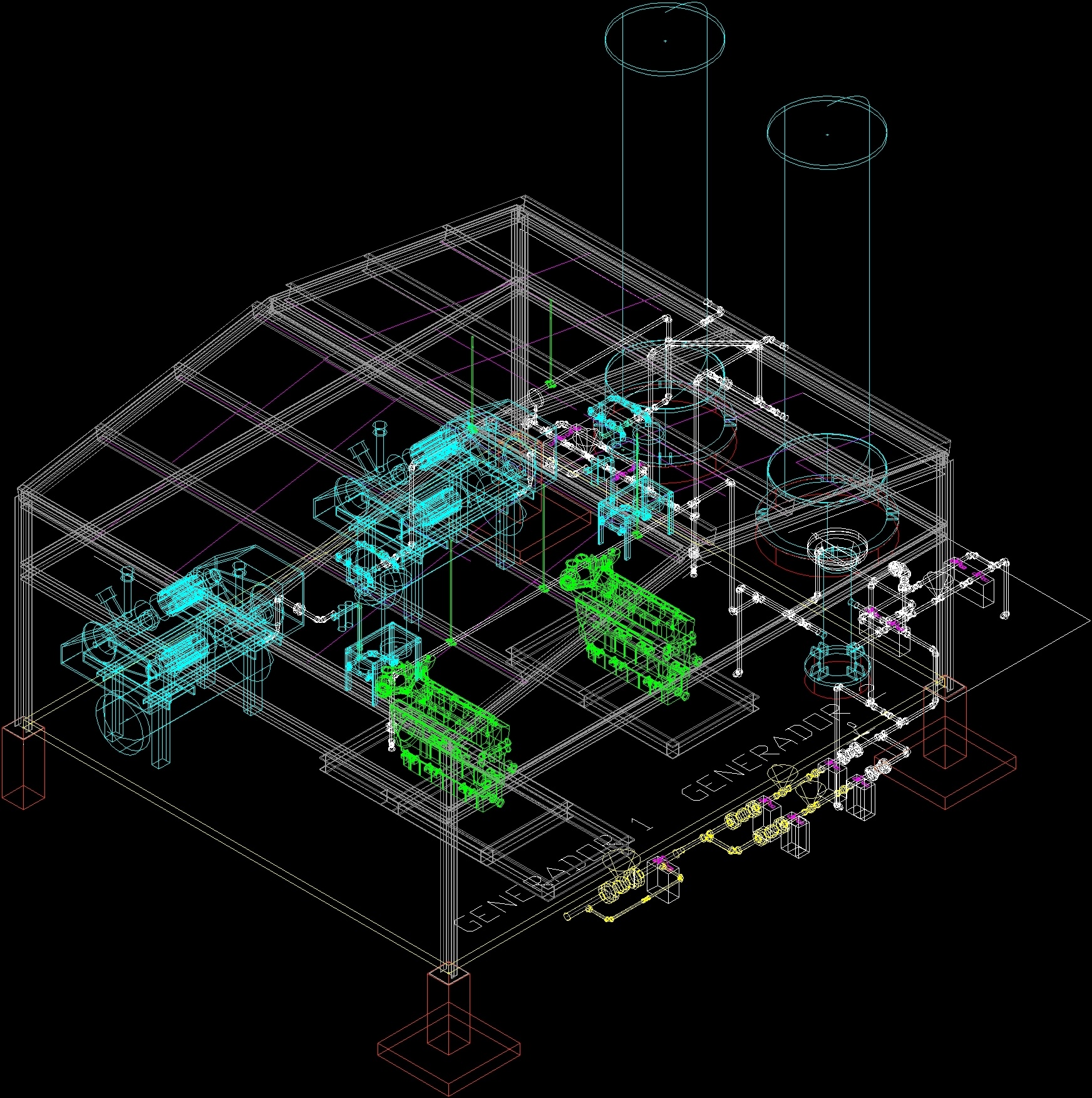 Водоналивные блоки dwg