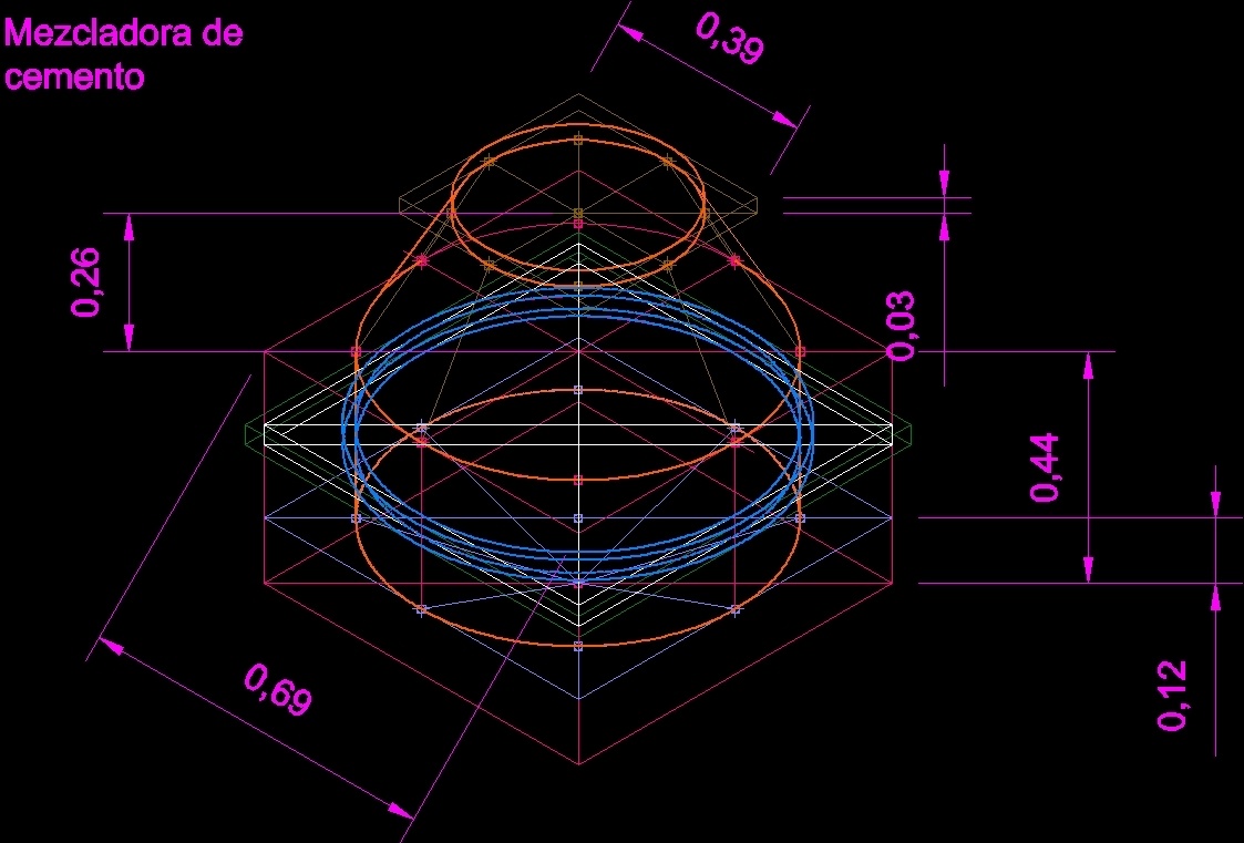 Alaysis Of A Cement Mixer DWG Block for AutoCAD • Designs CAD