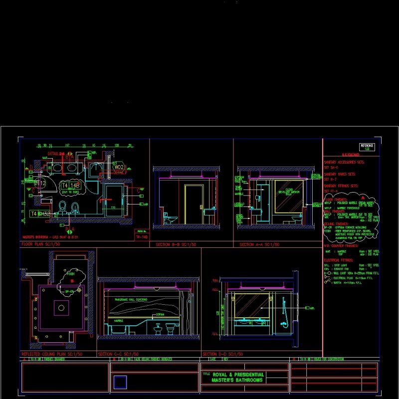 Bath DWG Block for AutoCAD • Designs CAD