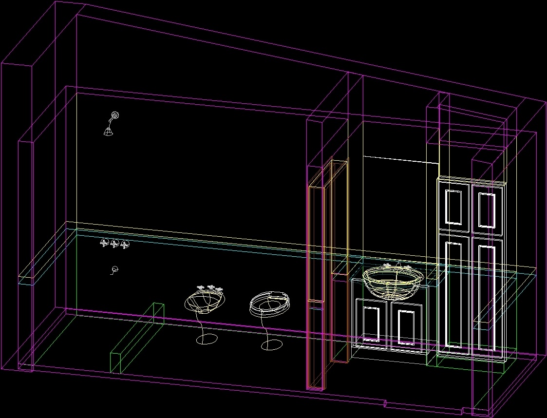 Bathroom 3D DWG Full Project for AutoCAD • Designs CAD - Bathroom 3D Dwg Full Project For AutocaD 812