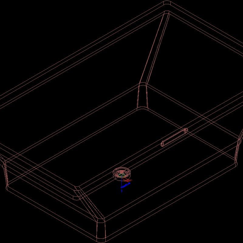 Bathtub 3D DWG Model for AutoCAD • Designs CAD