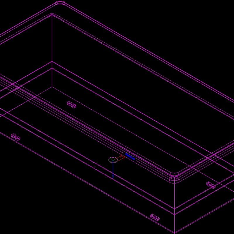 Bathtub 3D DWG Model for AutoCAD • Designs CAD