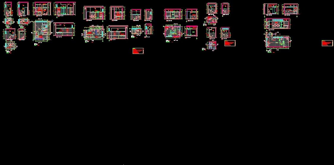 Beach Club Baths DWG Section for AutoCAD • Designs CAD