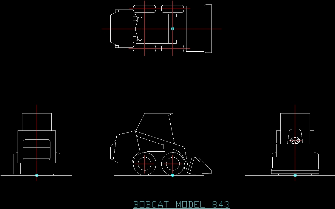 Bob Cat DWG Block for AutoCAD • Designs CAD