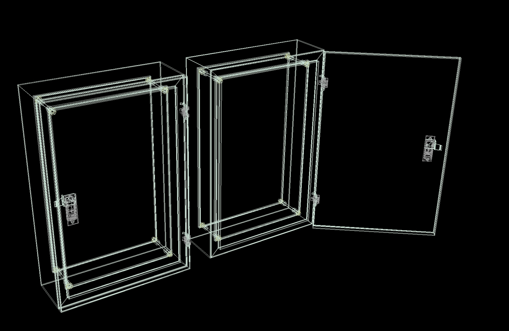 Box Panel Listrik 3D DWG Model for AutoCAD • Designs CAD