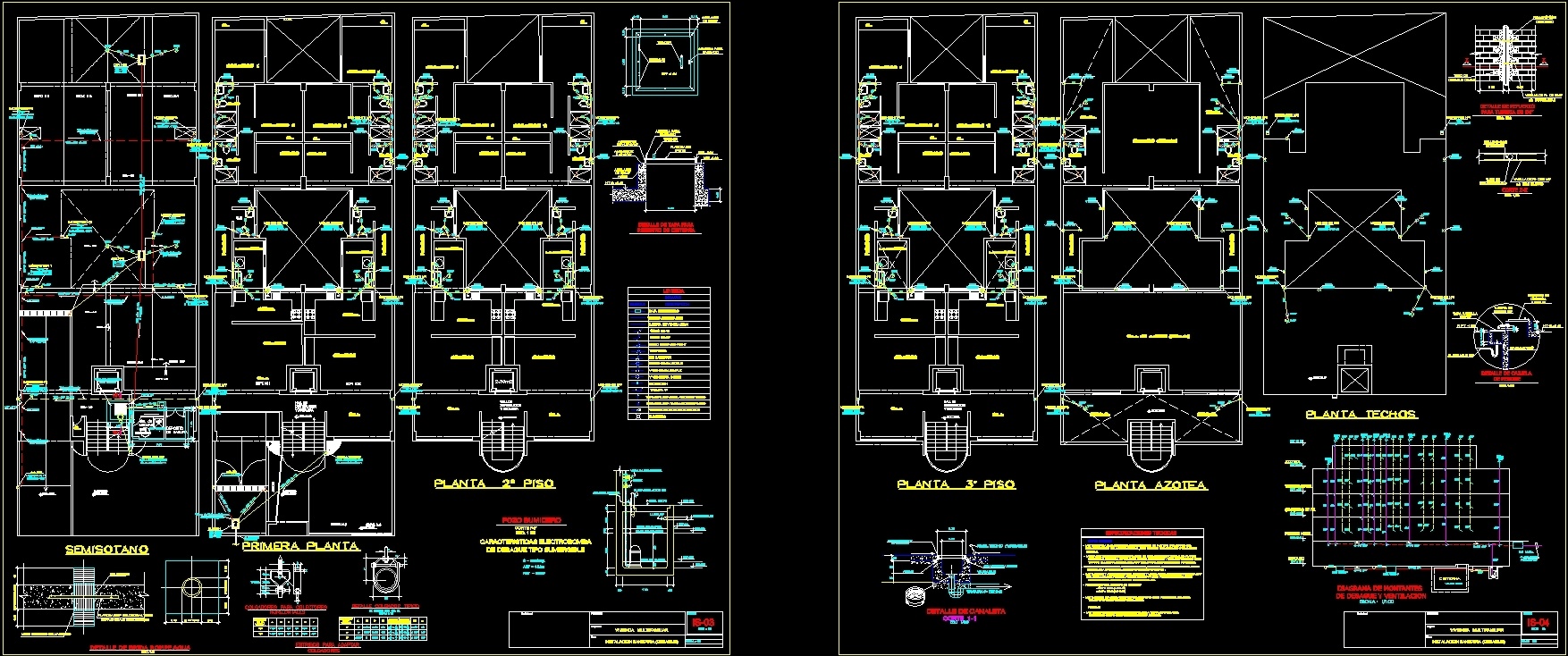 Building - Drains DWG Plan for AutoCAD • Designs CAD