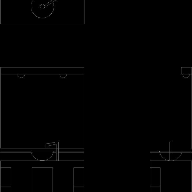 Cabinet Bathroom DWG Block for AutoCAD • Designs CAD