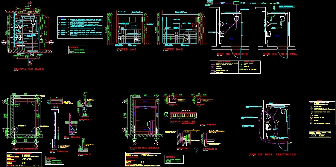 Complet Project Of Hygienic Service DWG Full Project for AutoCAD ...