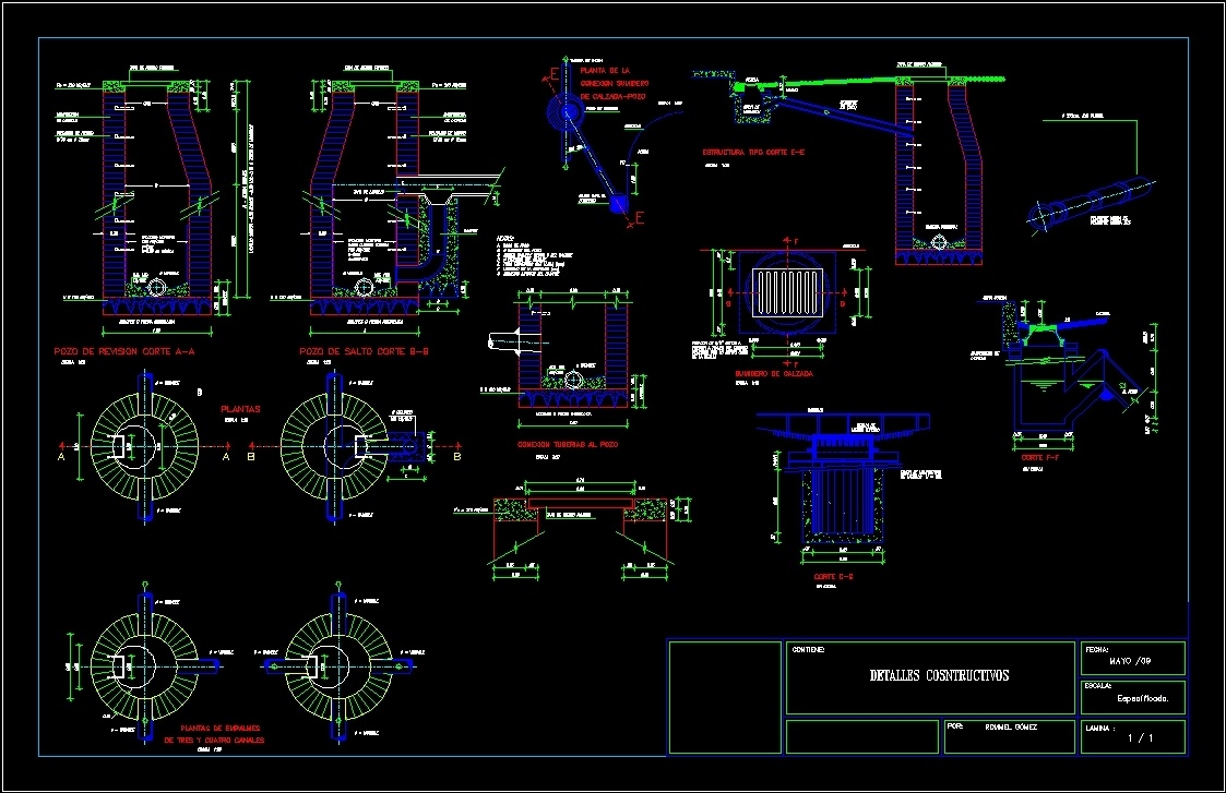 Канализация чертежи dwg