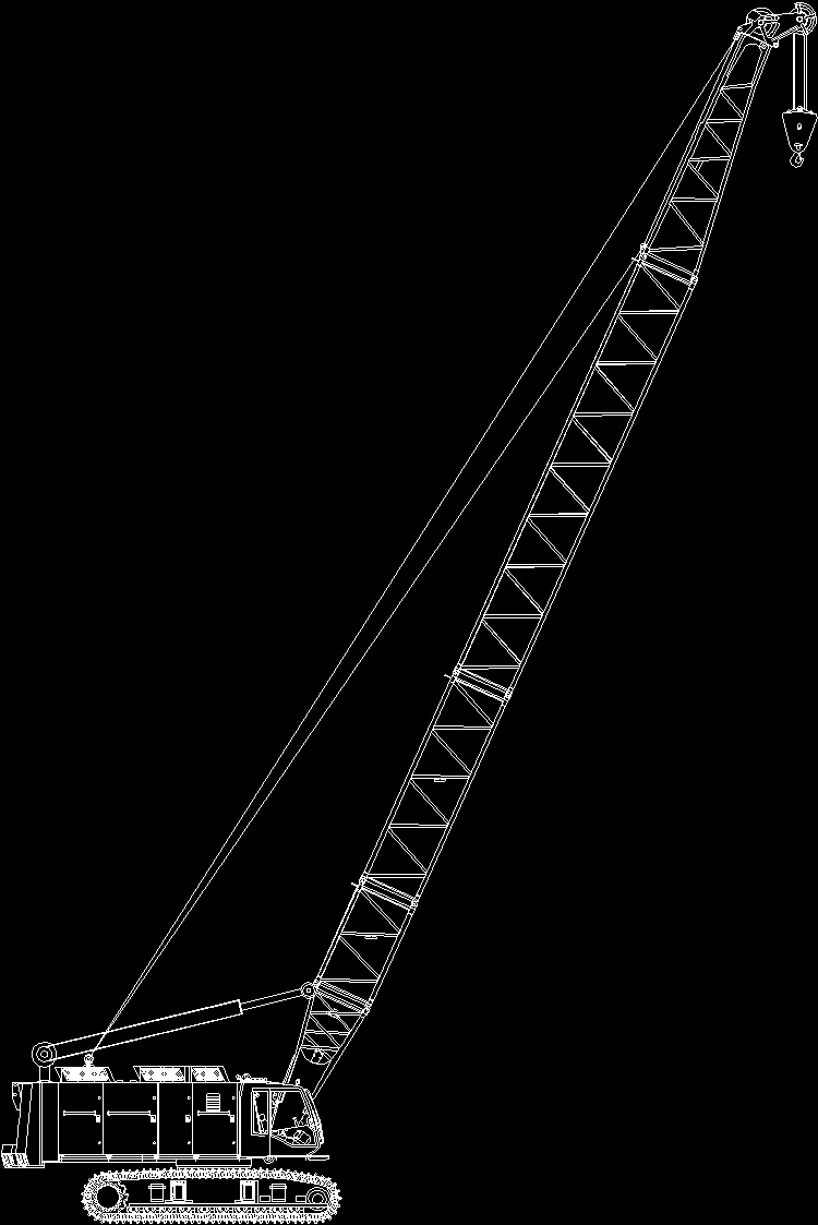 Crane Hs 885 Hd Dynamic Liebher DWG Block for AutoCAD • Designs CAD