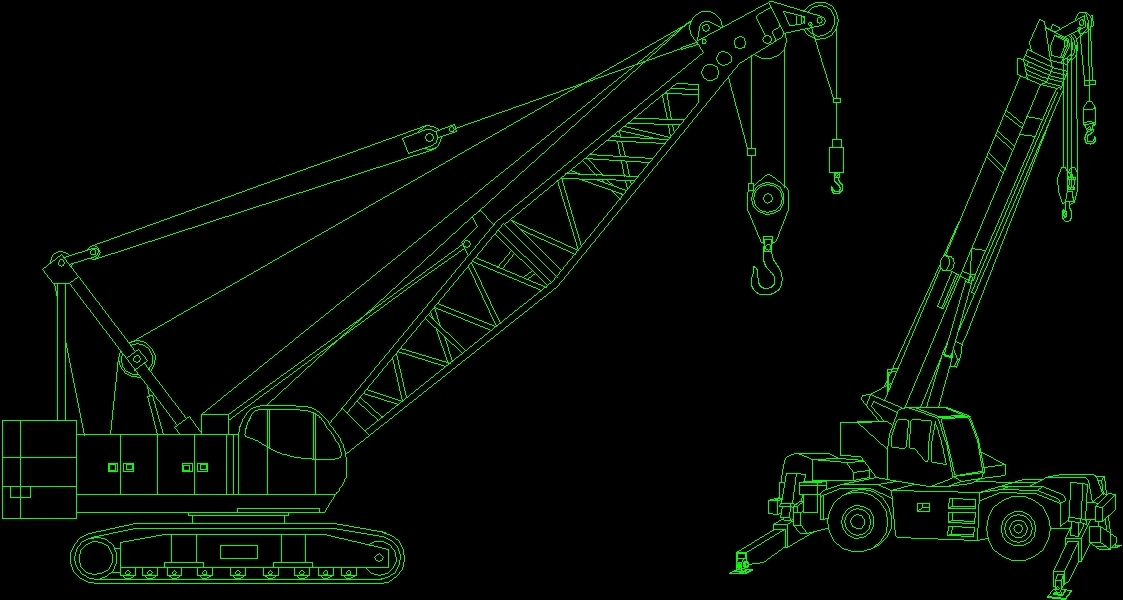 Crane Cad Drawing at Rolando Ray blog