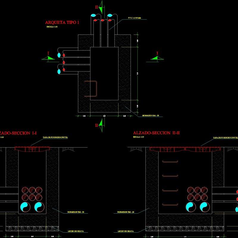 Curb Box DWG Detail for AutoCAD • Designs CAD