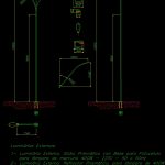 Curved Telescopic Post DWG Block for AutoCAD • Designs CAD