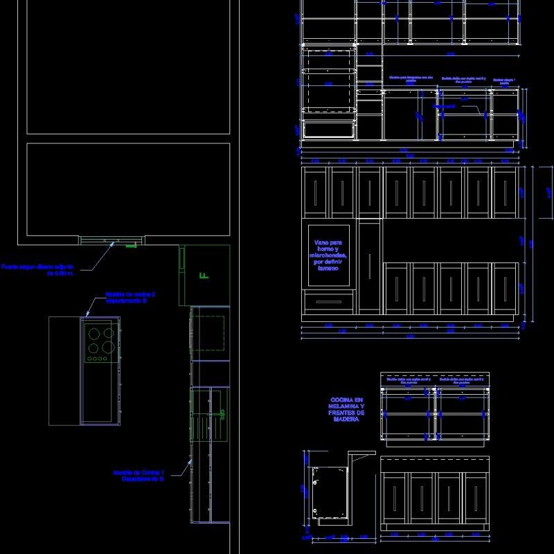 Dersign Kitchen DWG Block for AutoCAD • Designs CAD