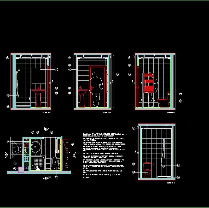 Detail Of Wc DWG Section for AutoCAD • Designs CAD