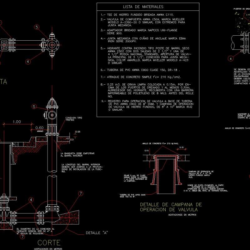 Detail Sanitaries And Hydraulics Dwg Detail For Autocad • Designs Cad 4431