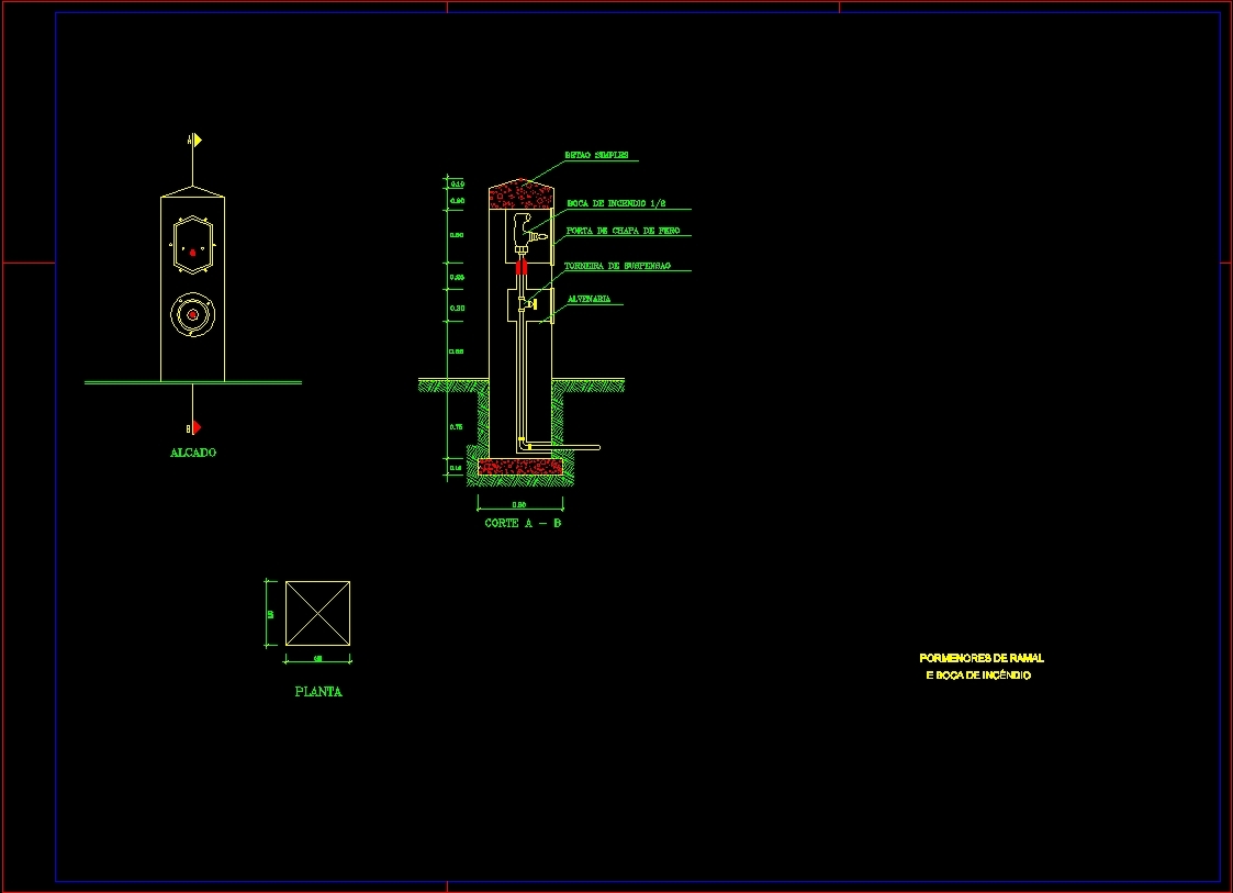 Domiciliary Net DWG Section for AutoCAD • Designs CAD