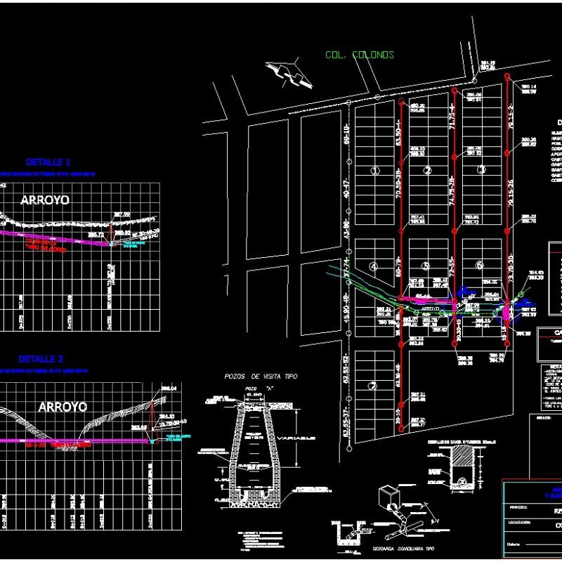 Drainage Network DWG Full Project for AutoCAD • Designs CAD