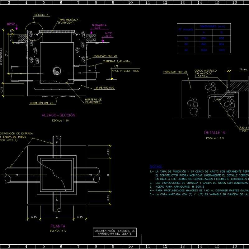 Drains And Manholes Details DWG Detail for AutoCAD • Designs CAD