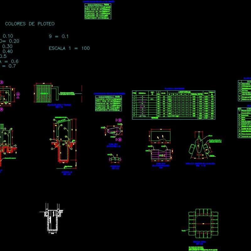 Dry Latrines DWG Detail for AutoCAD • Designs CAD