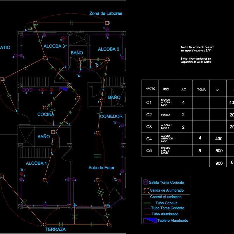 Electrical DWG Block for AutoCAD • Designs CAD