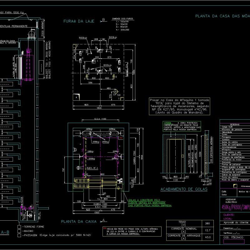 Elevator 6 Peoples DWG Block for AutoCAD • Designs CAD