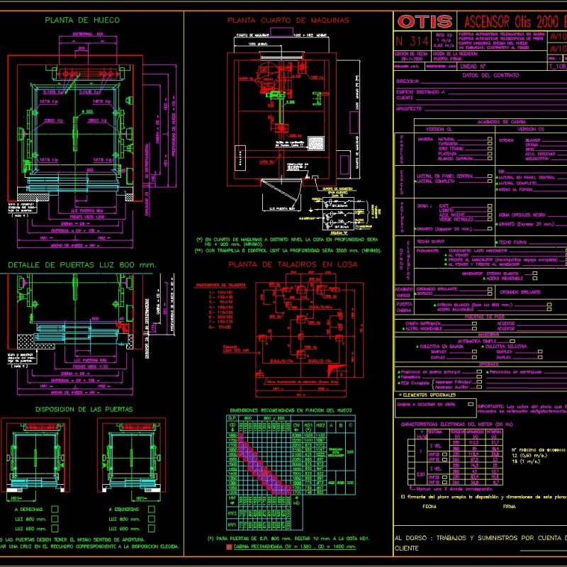 Elevators DWG Detail for AutoCAD • Designs CAD