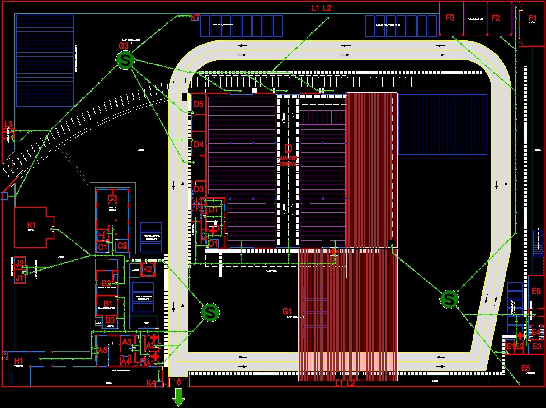 Extintores Location Map And Kits DWG Block for AutoCAD • Designs CAD