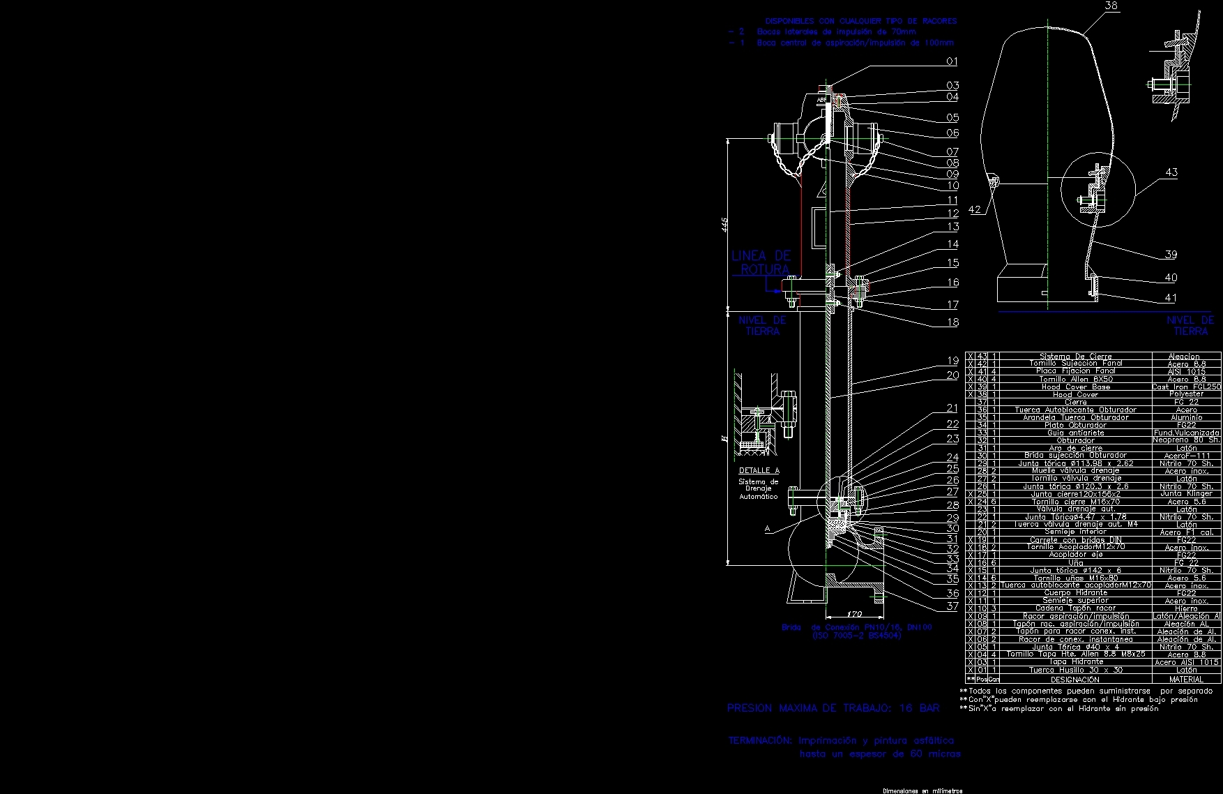 Fire Hydrant Details DWG Detail for AutoCAD • Designs CAD