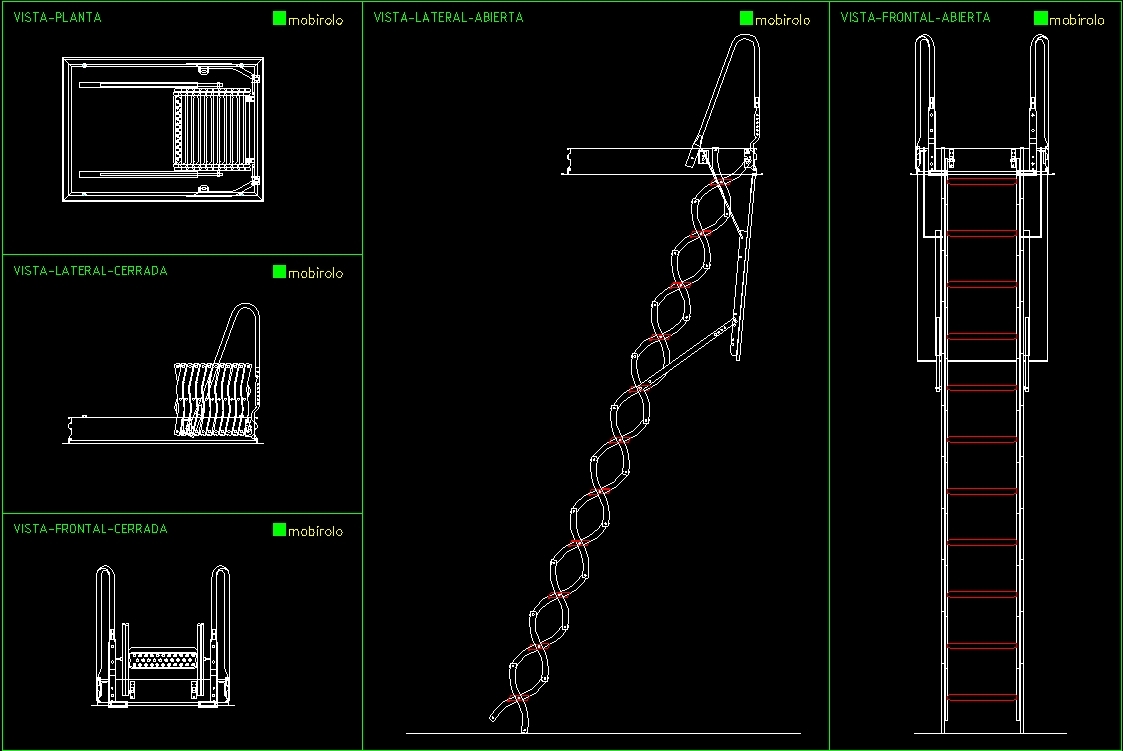 Folding DWG Block for AutoCAD • Designs CAD