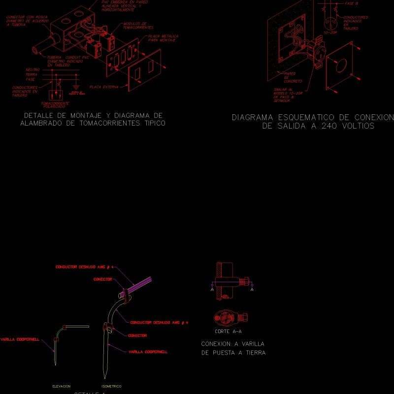 Fuse Box Details DWG Detail for AutoCAD • Designs CAD