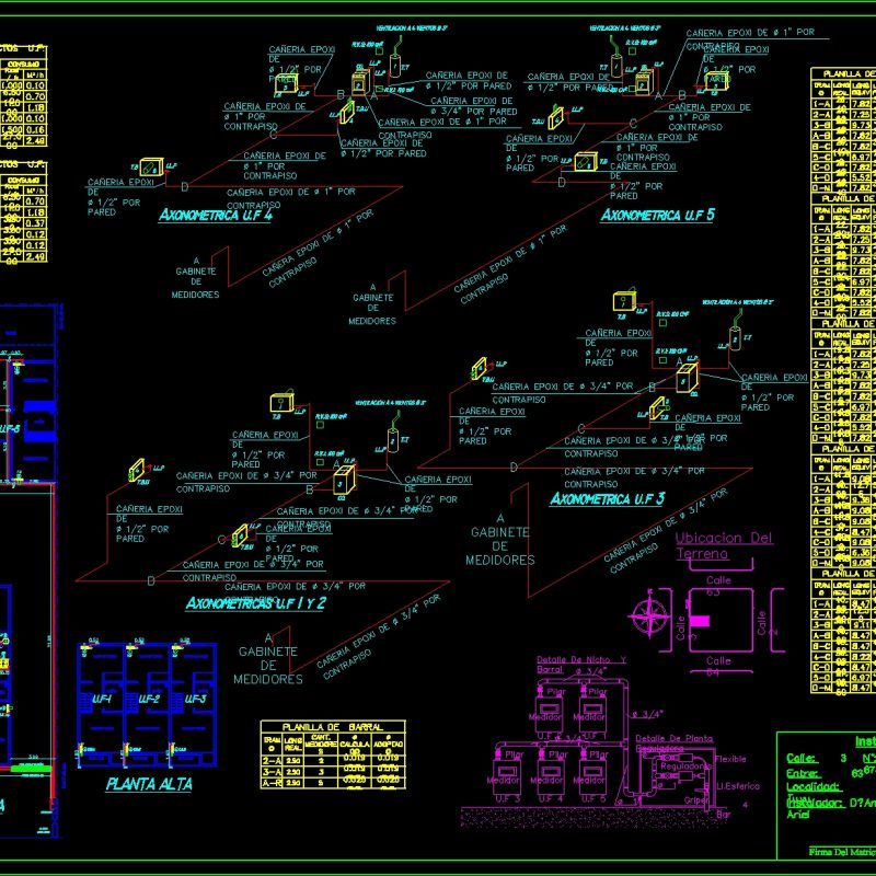 Plano / Gas DWG Block for AutoCAD • Designs CAD