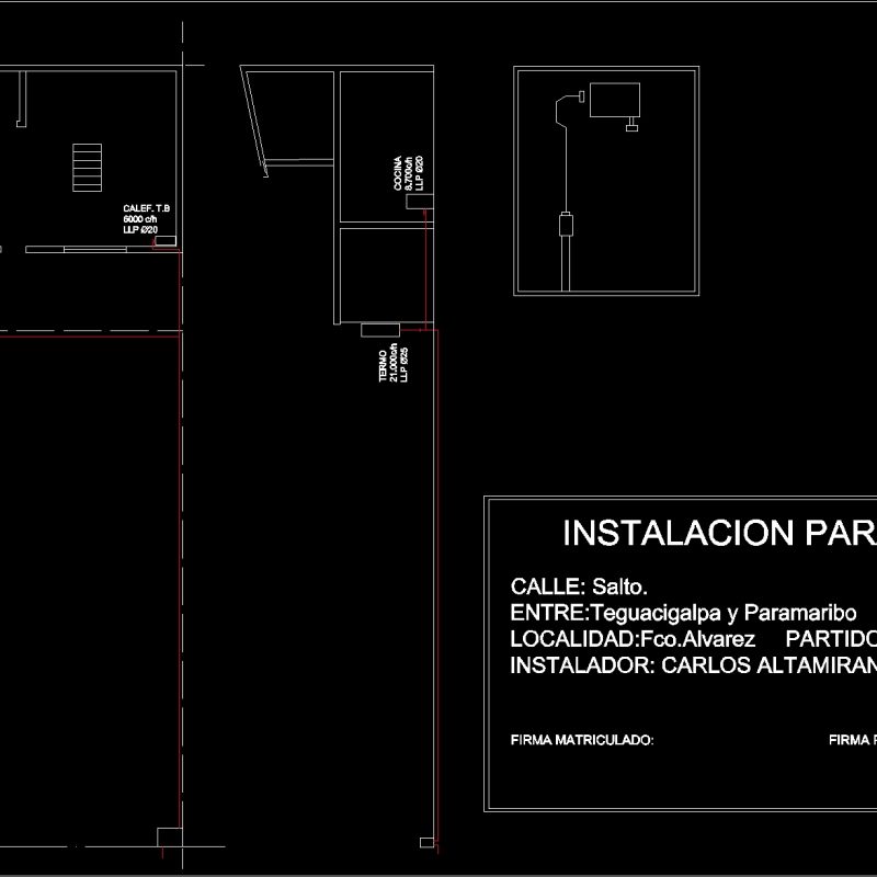 Gas Installation DWG Block for AutoCAD • Designs CAD
