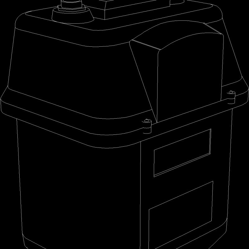 Gas Meter 3D DWG Model for AutoCAD • Designs CAD