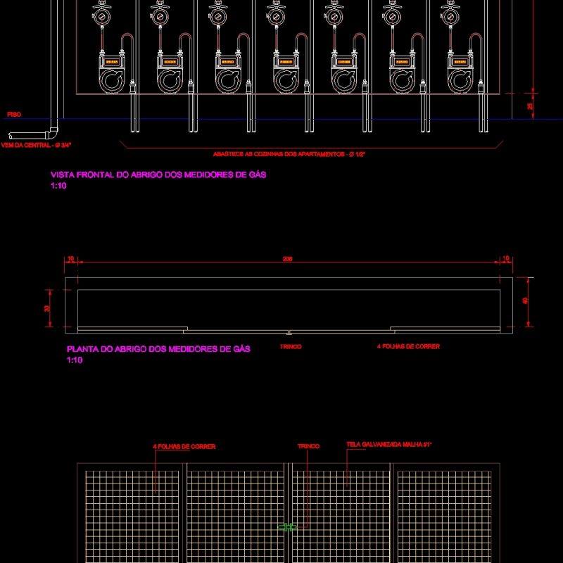 Gas Meter DWG Block for AutoCAD • Designs CAD