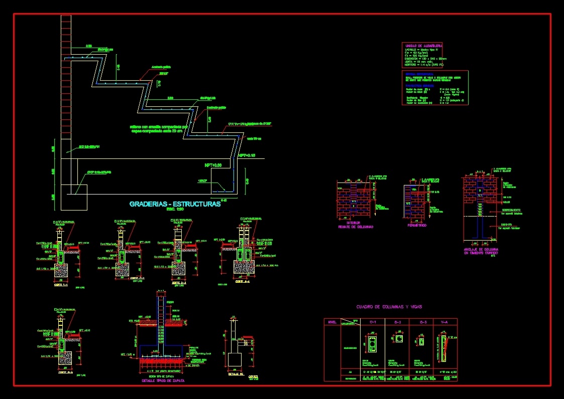 Grandstand Structure DWG Block for AutoCAD • Designs CAD