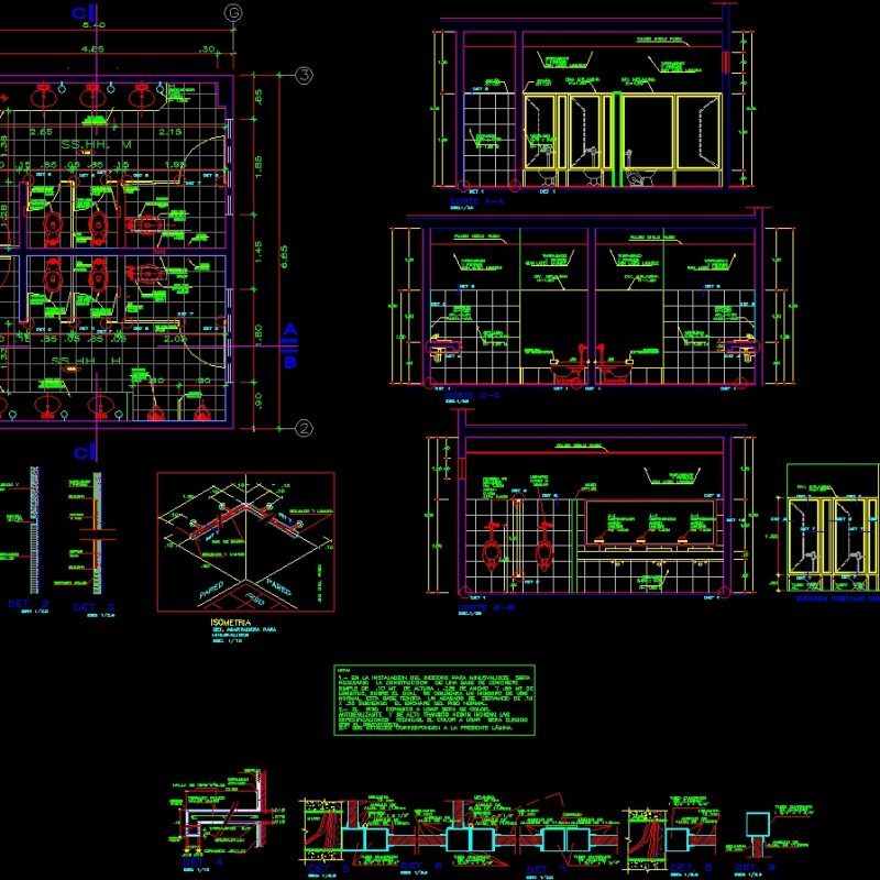 Grooming Services DWG Detail for AutoCAD • Designs CAD