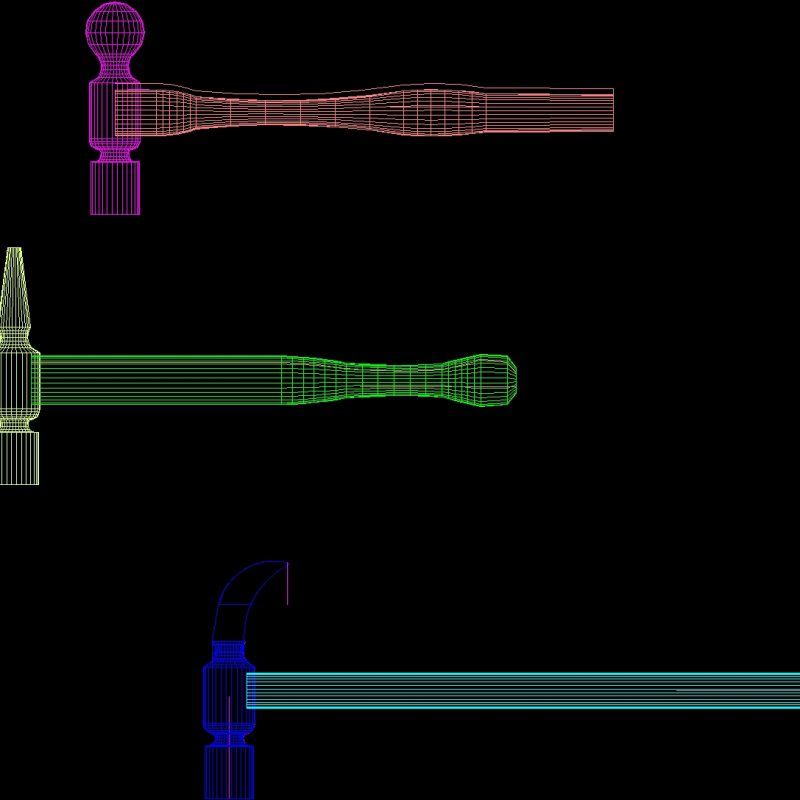 Hammers 3D DWG Model for AutoCAD • Designs CAD