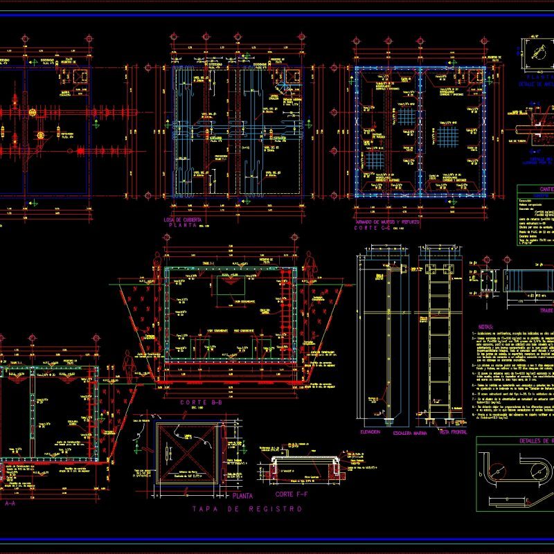 Installing Structural Carcamo DWG Block for AutoCAD • Designs CAD