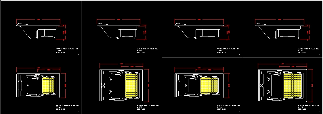 Jacuzzis DWG Block for AutoCAD • Designs CAD