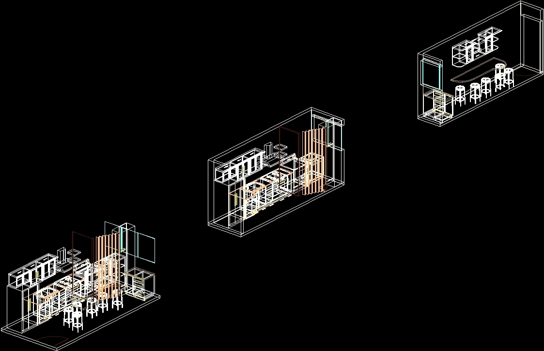 Kitchen 3D DWG Model for AutoCAD • Designs CAD