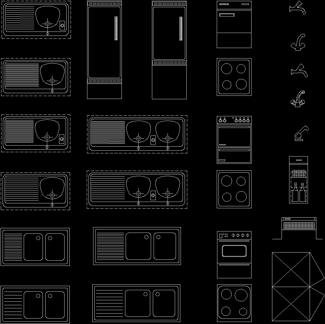  Kitchen  Applications Blocks02 DWG  Block for AutoCAD 