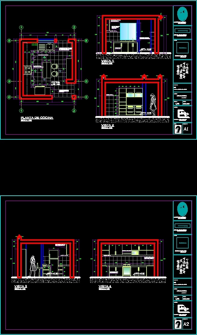 Kitchen Details DWG Detail for AutoCAD • Designs CAD