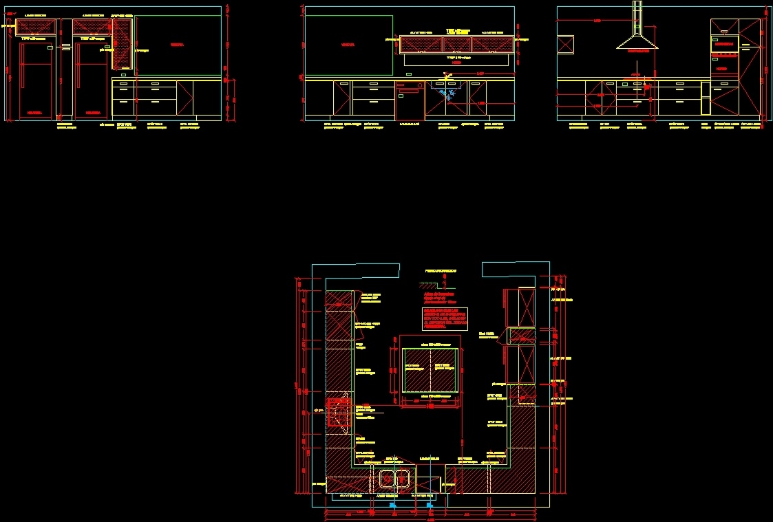  Kitchen  DWG  Detail  for AutoCAD  Designs CAD